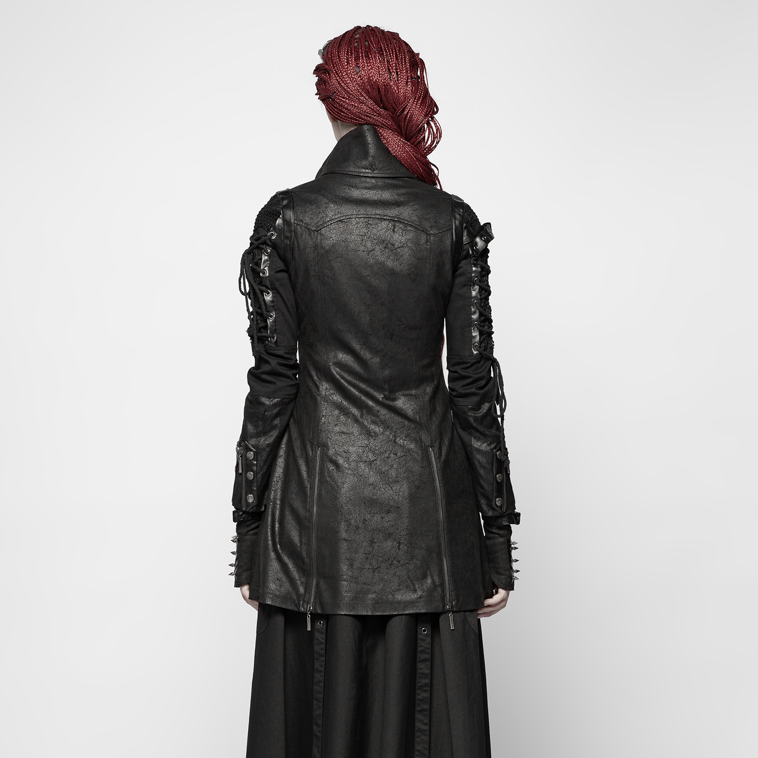 PUNKRAVE Faux Leather Coat - Women - Image 3