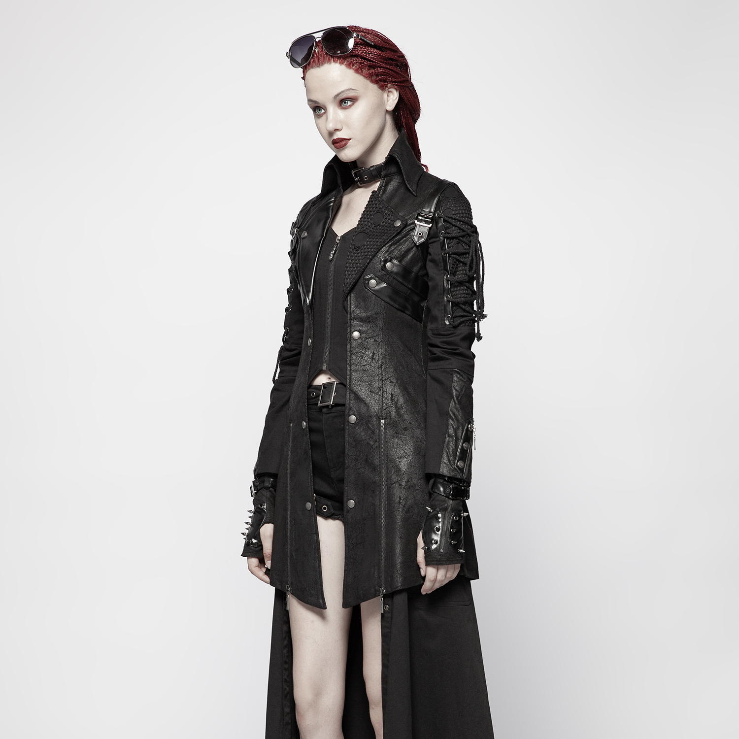 PUNKRAVE Faux Leather Coat - Women - Image 2