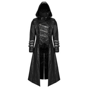Gothic Detachable Jacket Long Winter Coat