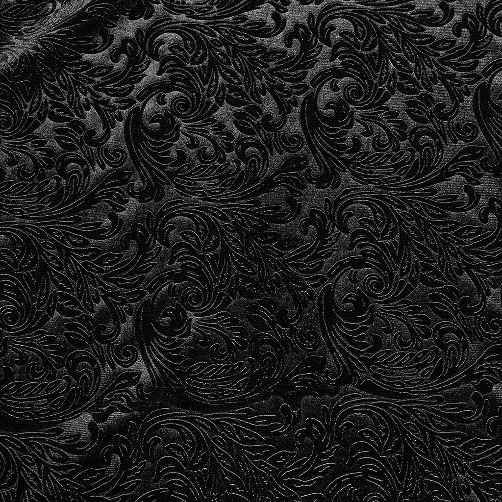 PUNK RAVE Goth Dark Texture Jacquard Flare Pants - Image 4