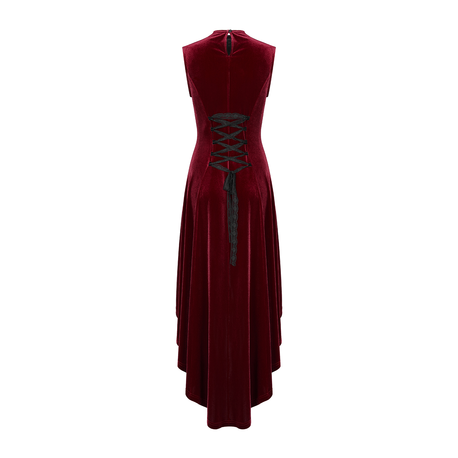 Gothic Sexy Retro Dress - Red - Image 7