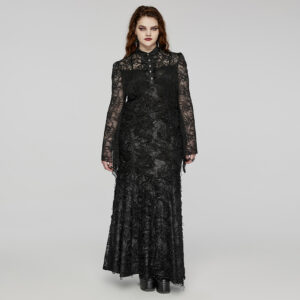 Goth Placket Decadent  Dress