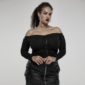 Gothic Long Sleeve Knit T-Shirt