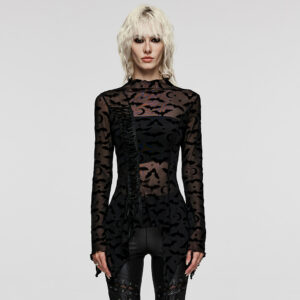 Bat Mesh Long Sleeve T-Shirt