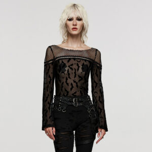 Bat Design Gothic T-Shirt