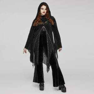 Gothic Irregular Hooded Cardigan