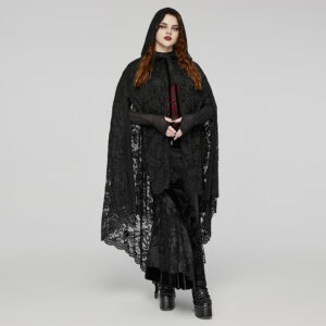 Goth Dark Lace Cloak