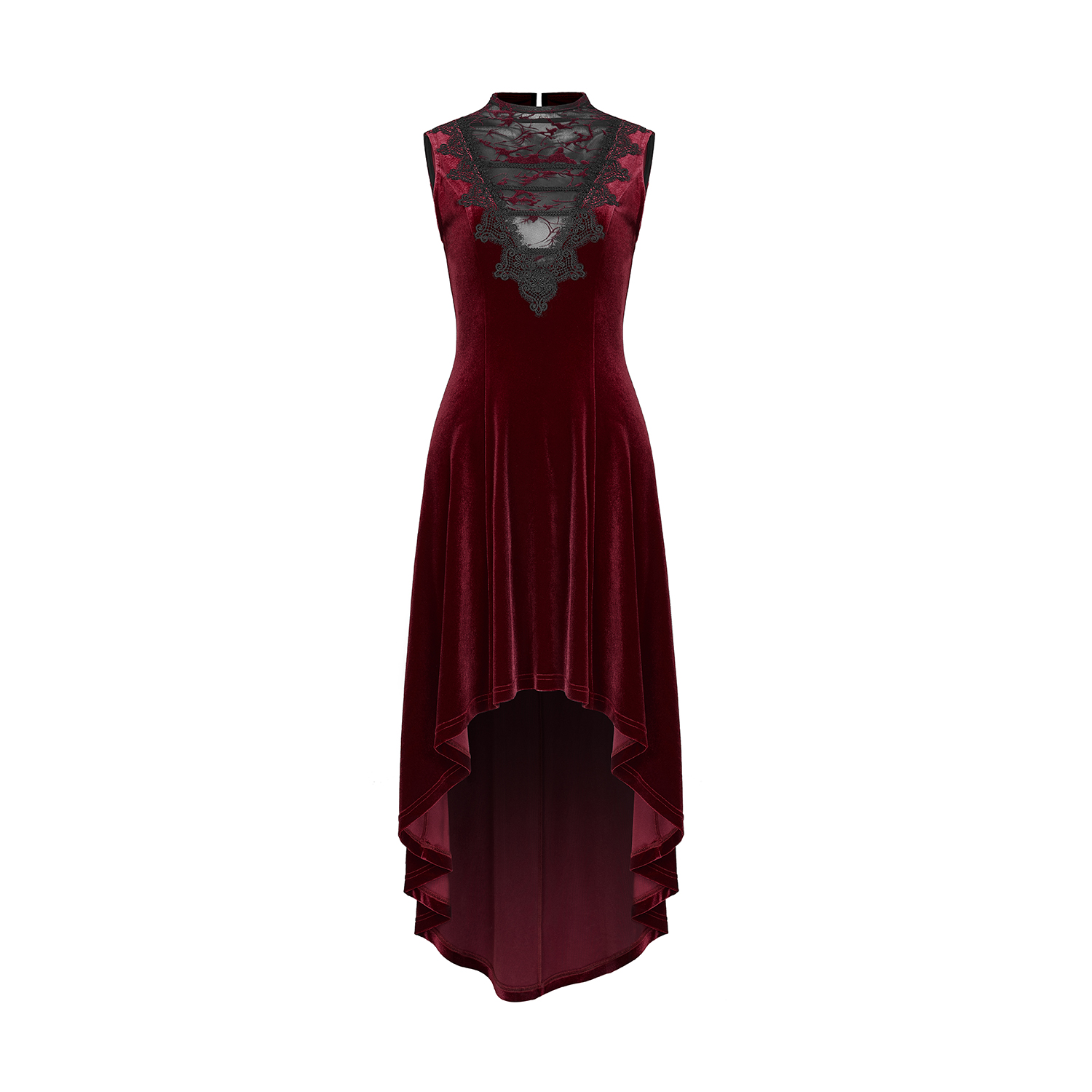 Gothic Sexy Retro Dress - Red - Image 5
