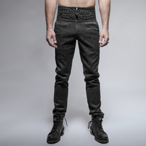 Daily Gothic Peacock Button Man Pants