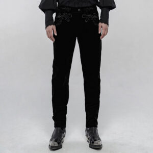 Exquisite Gothic Embroidered Trousers