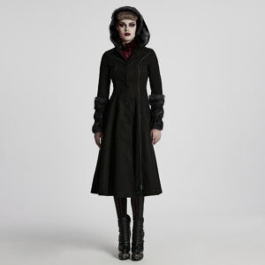 Two Wear-woolen Imitation Fur Coat