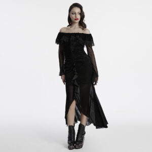 Sexy Goth Mesh Dress
