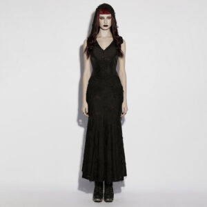 Decadent Goth Rose Hooded Dress