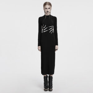 Skeleton Printed Dress