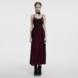 Goth Velvet Slip Dress