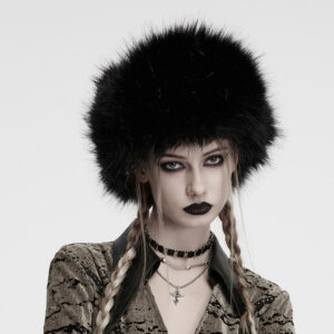 Punk Dark Plush Hat