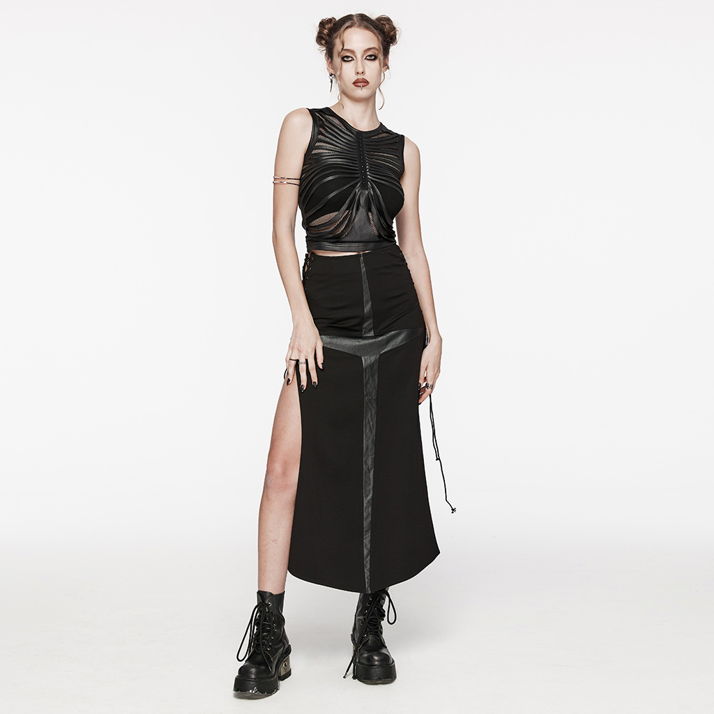 Punk Mesh Tank Top - Image 4