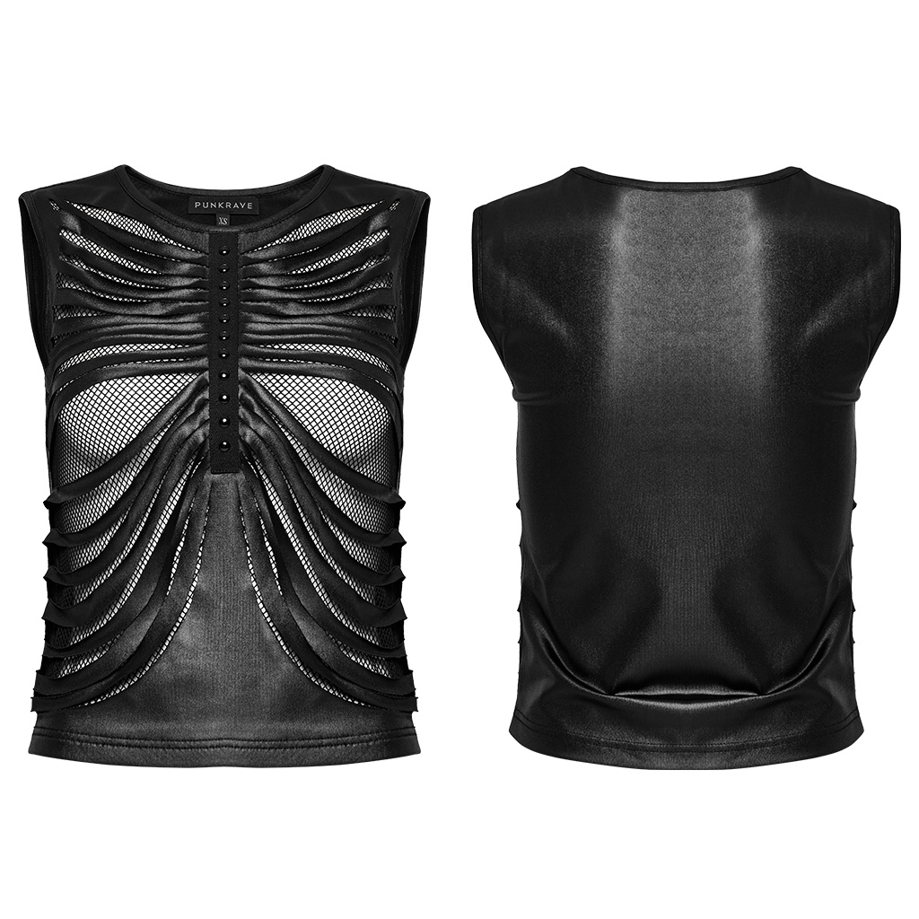 Punk Mesh Tank Top - Image 5