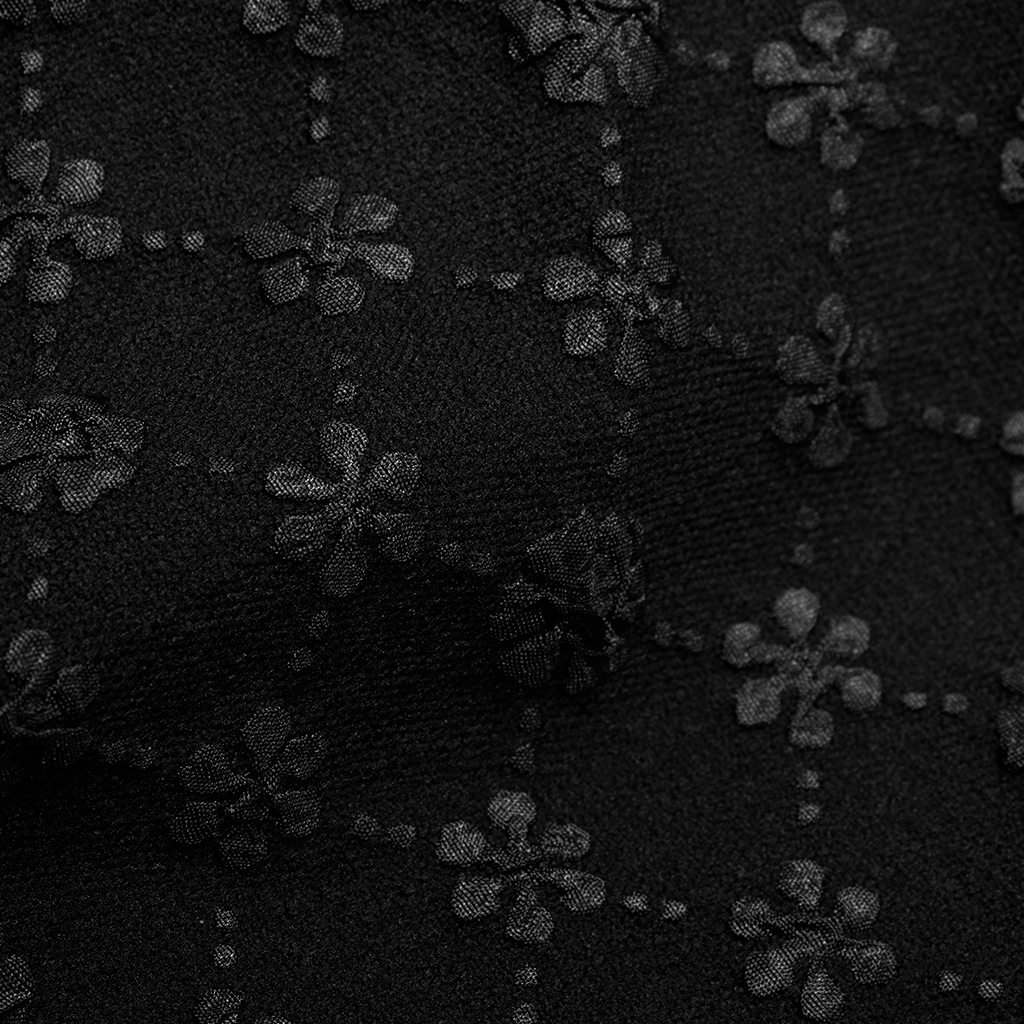 Square Neck Floret Punk Dress - Image 8