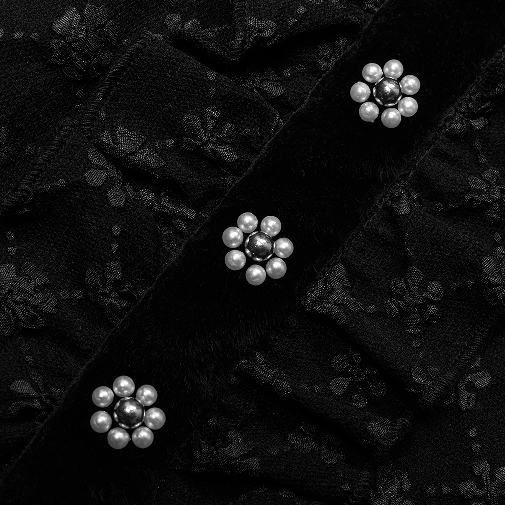 Square Neck Floret Punk Dress - Image 7