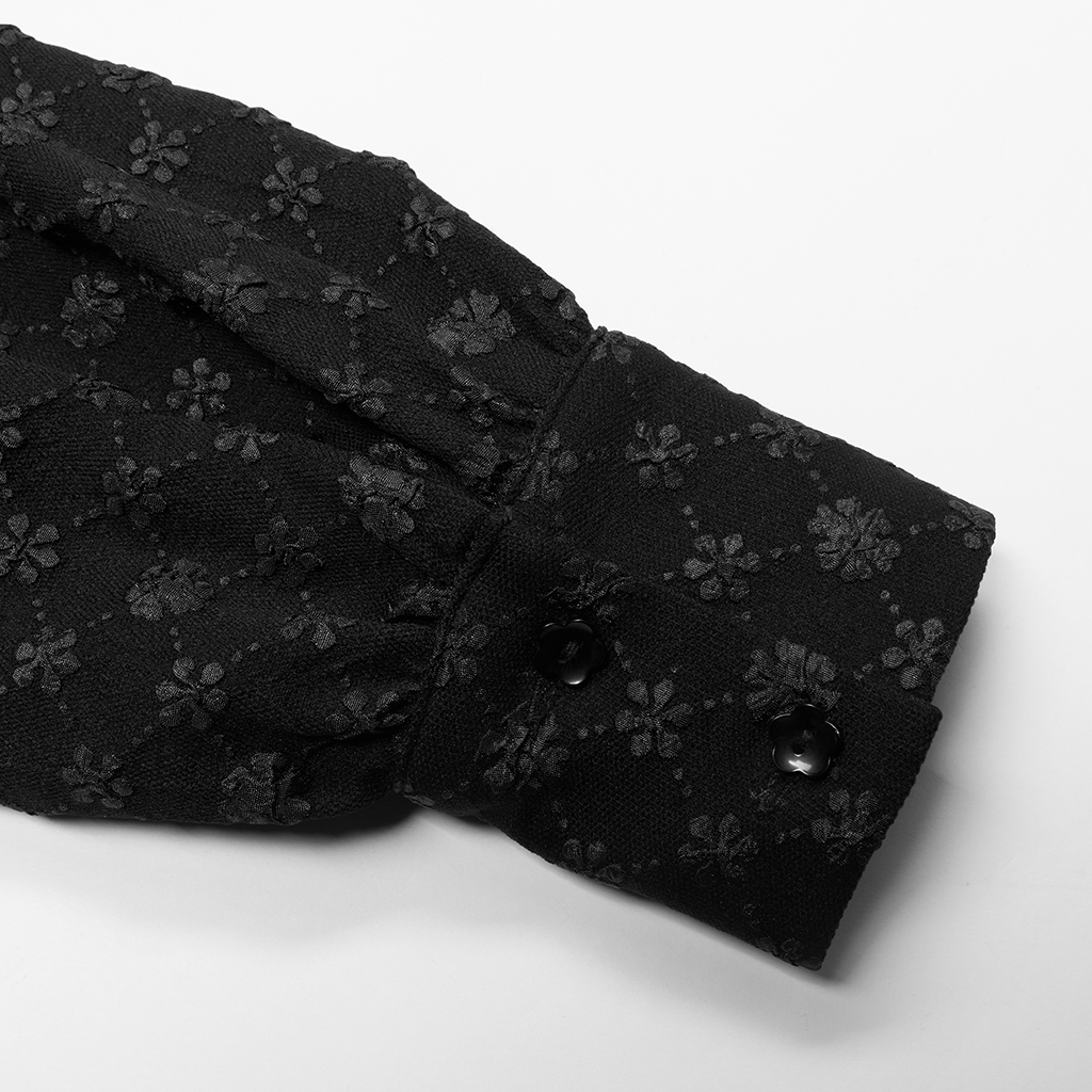 Square Neck Floret Punk Dress - Image 6