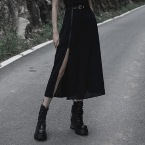 Minimalist Thin Two-Wear Half Skirt