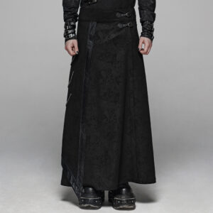 Gothic Floral Long Overskirt