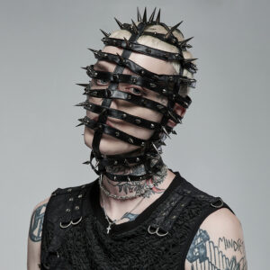 Punk Pointed Cone Head Cover