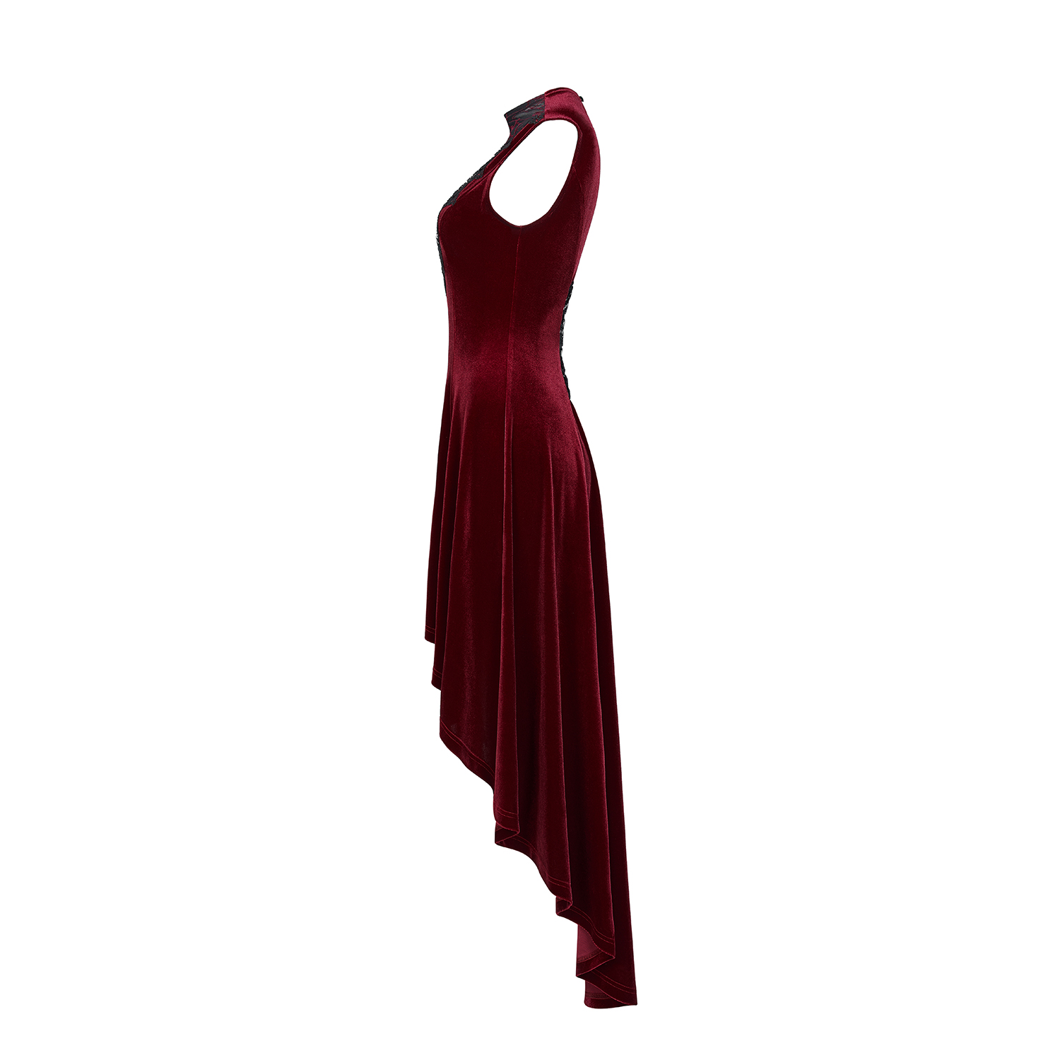 Gothic Sexy Retro Dress - Red - Image 6