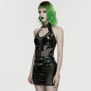 Punk Structured Hollow Vest