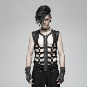 Punk Personality Skeleton Vest