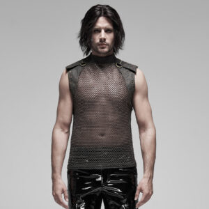 Punk See-Through Sleeveless Vest