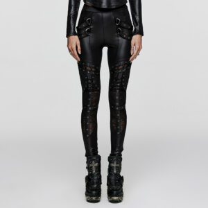 Elastic Knitting Fabric Basic Leggings