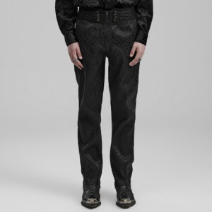 Goth Men's Jacquard Pants