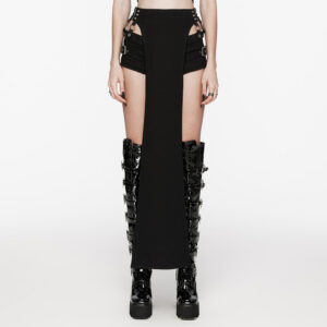 Removable Strap Fantasy Punk Shorts Suit
