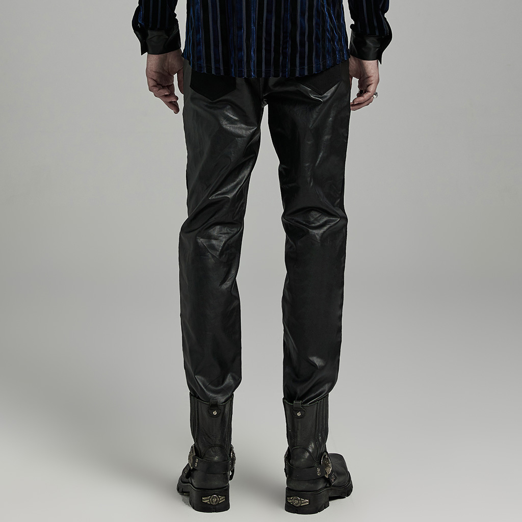 PUNK RAVE Slim Fit Punk Gloomy Trousers - Image 3