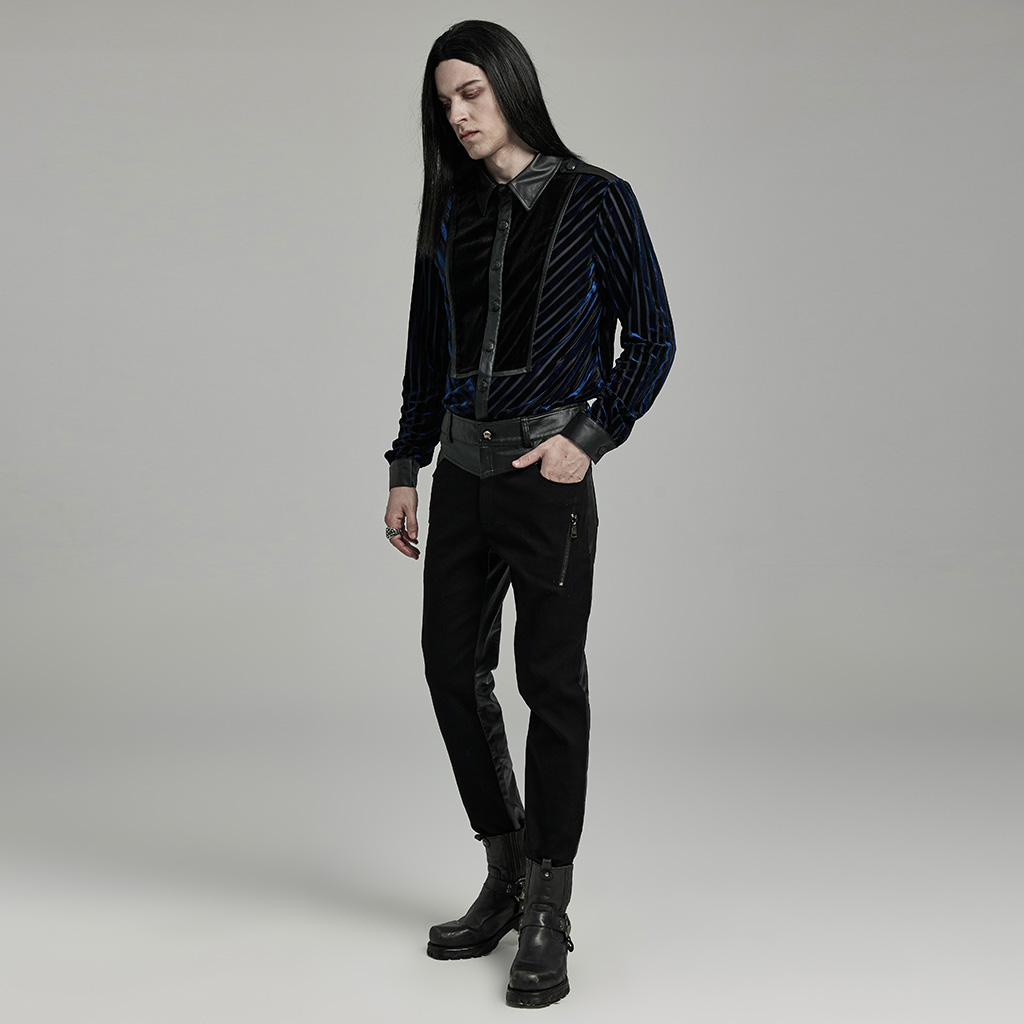 PUNK RAVE Slim Fit Punk Gloomy Trousers - Image 4