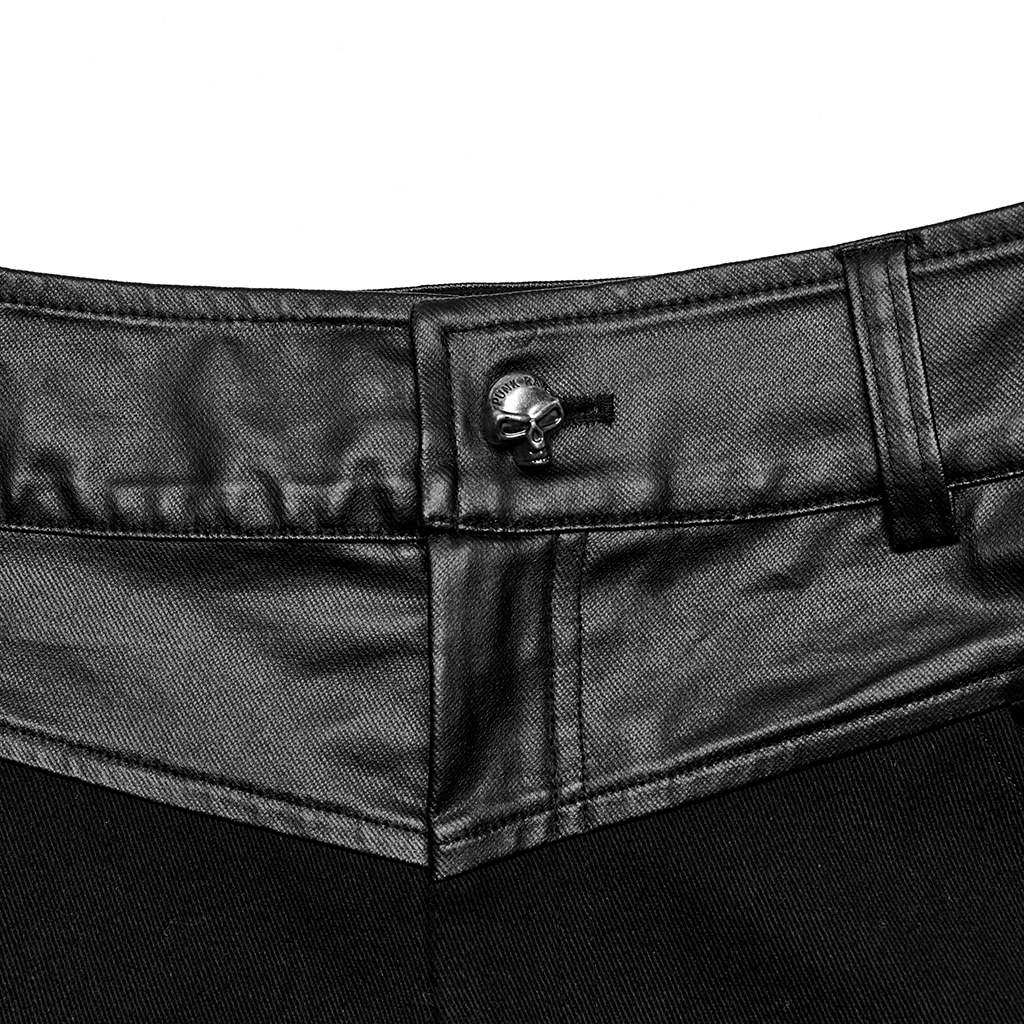 PUNK RAVE Slim Fit Punk Gloomy Trousers - Image 9