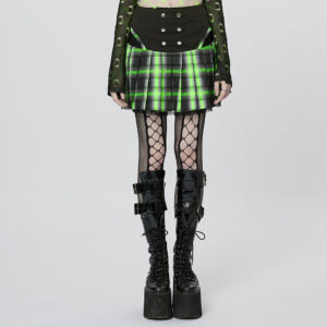 Punk Girl Pleated Skirt