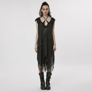 Darkness Woven Sleeveless Dress