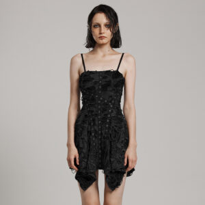 Decorated Corn Ribbon Slip Dress