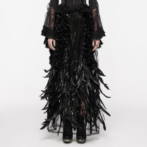 Feather Gothic Skirt