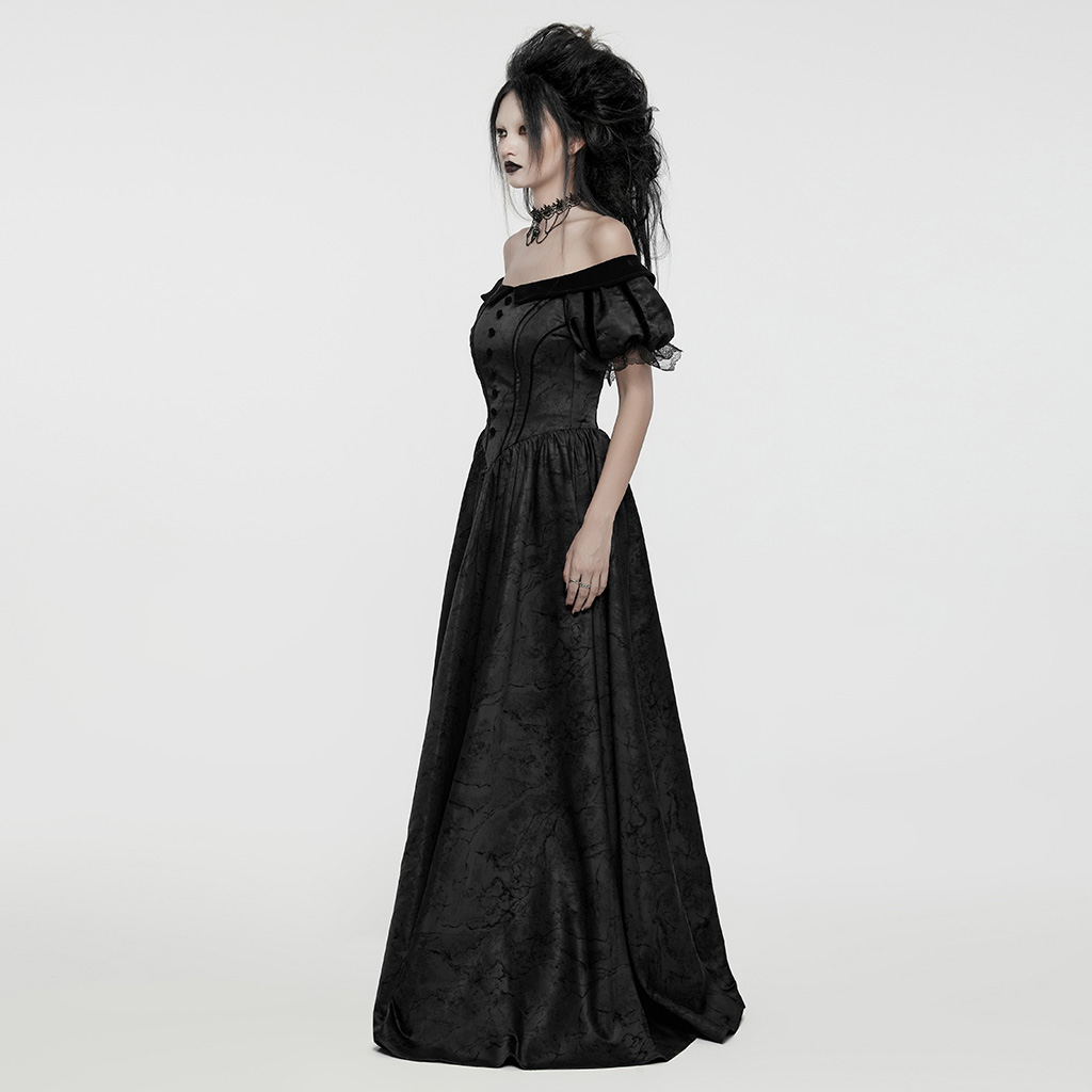 Jacquard Formal Dress - Image 2