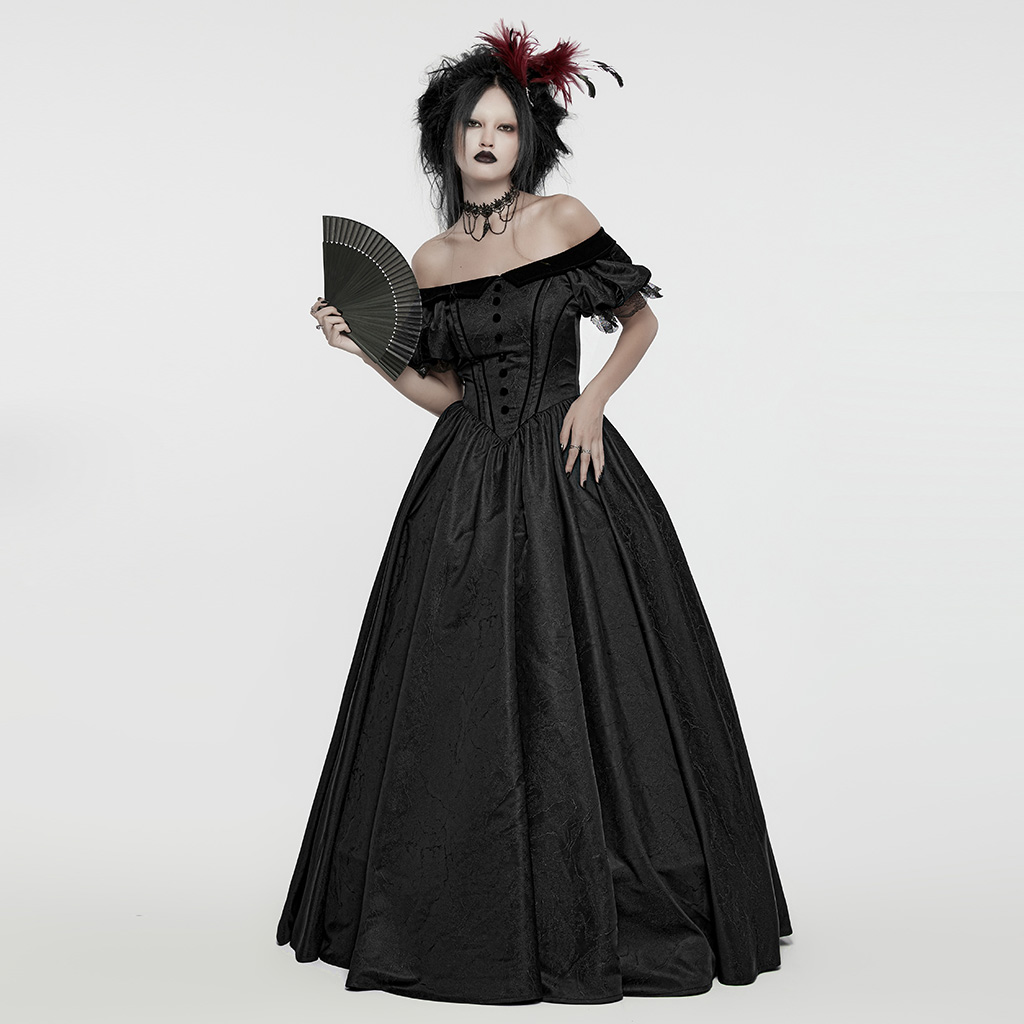 Jacquard Formal Dress - Image 4