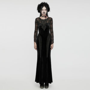 Goth Sexy Velvet Dress