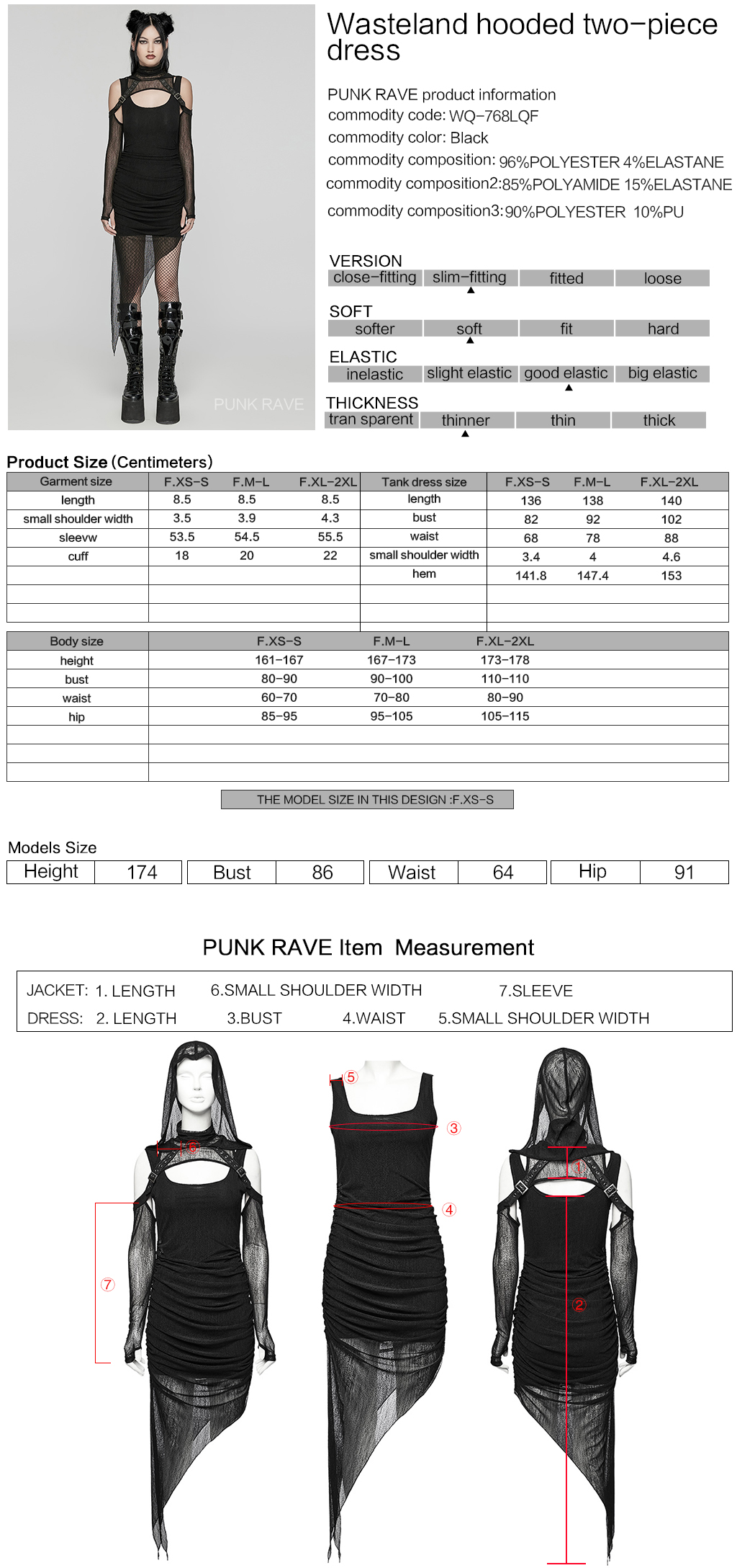 Hooded Two-Piece Dress - Image 10
