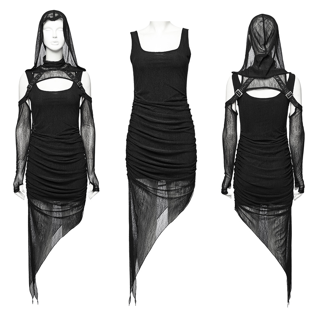 Hooded Two-Piece Dress - Image 5