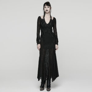 Punk Halter Neck Dress
