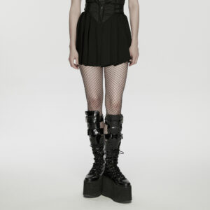 Cyberpunk Pleated Skirt