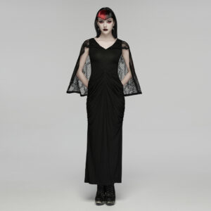Elegant Gothic Nun Dress